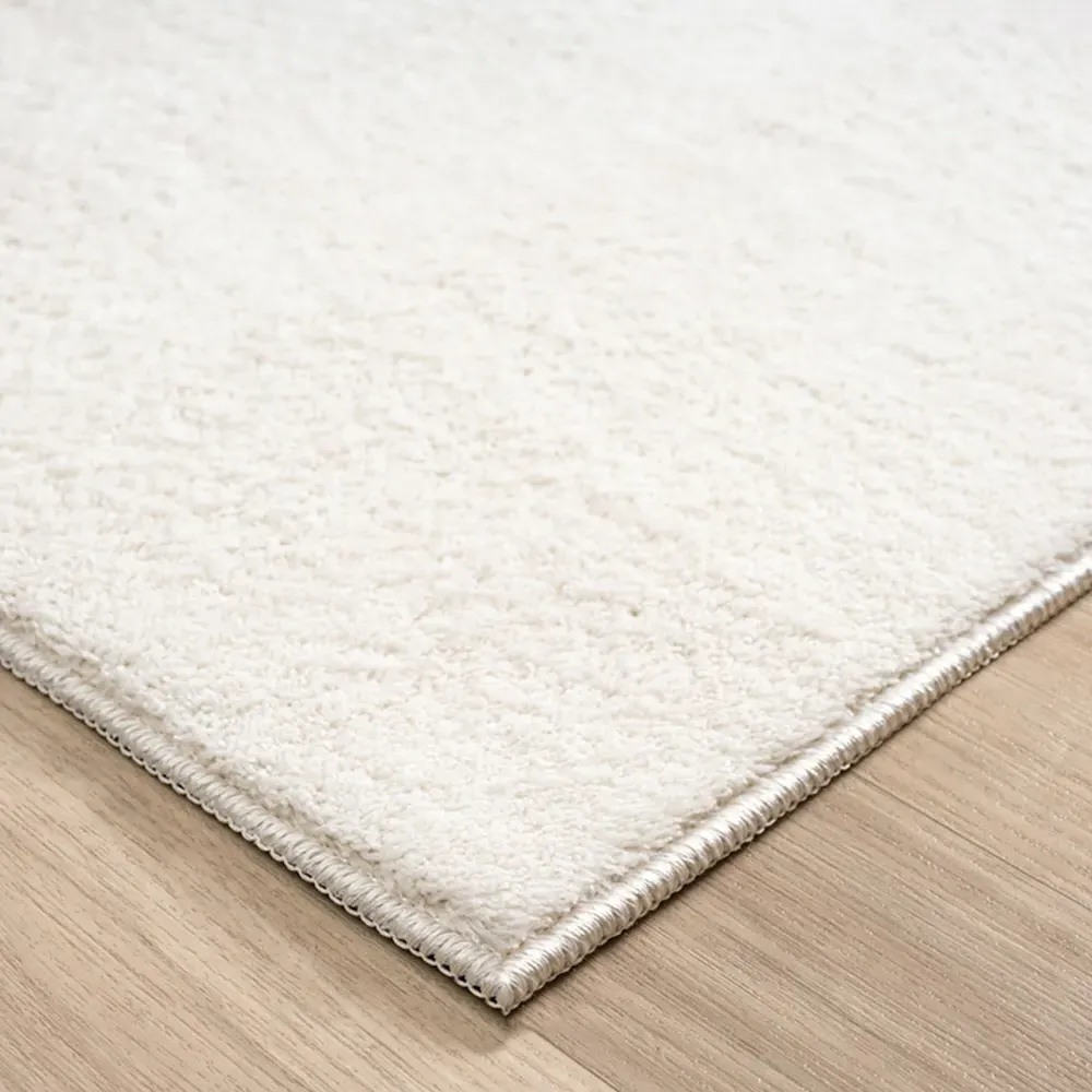Comfy Anti Slip Rug - Cream, Polyester