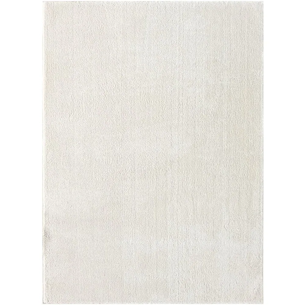 Comfy Anti Slip Rug - Cream, Polyester