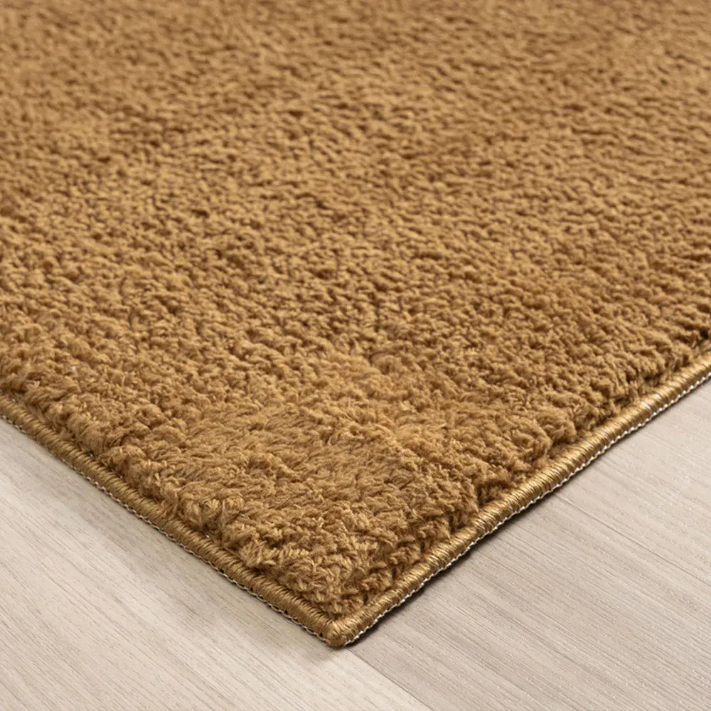 Comfy Anti Slip Rug - Gold, Polyester