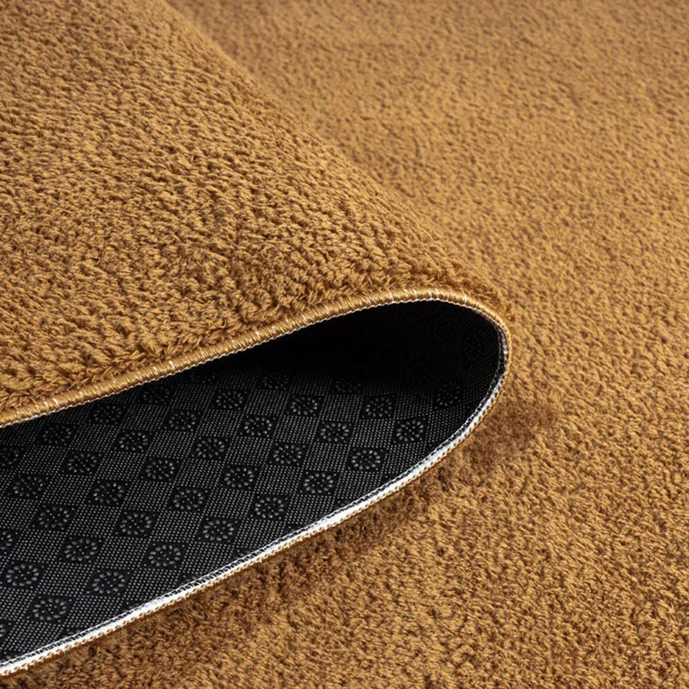 Comfy Anti Slip Rug - Gold, Polyester
