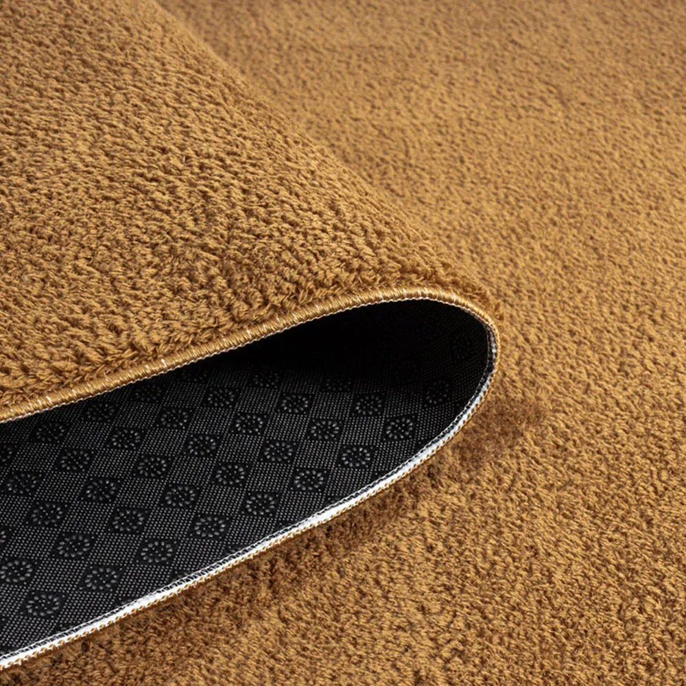 Comfy Anti Slip Rug - Gold, Polyester