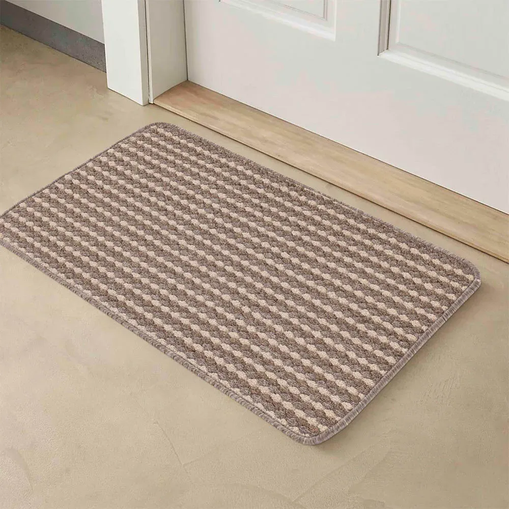 Eden Non Slip Door Mat - Beige, Polypropylene