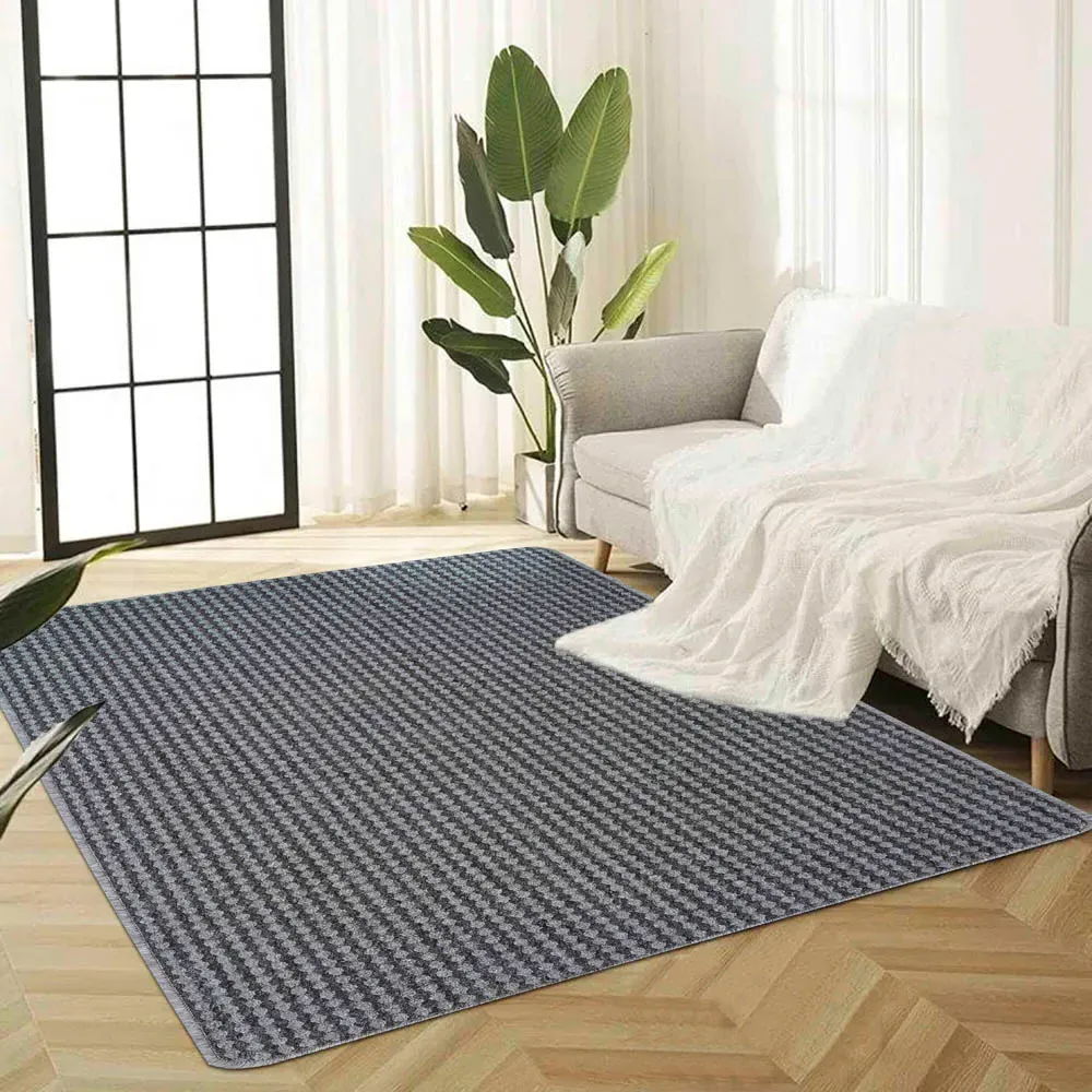 Eden Non Slip Door Mat - Grey, Polypropylene