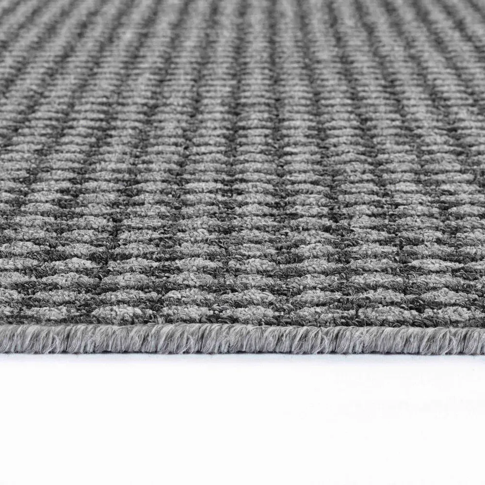 Eden Non Slip Door Mat - Grey, Polypropylene