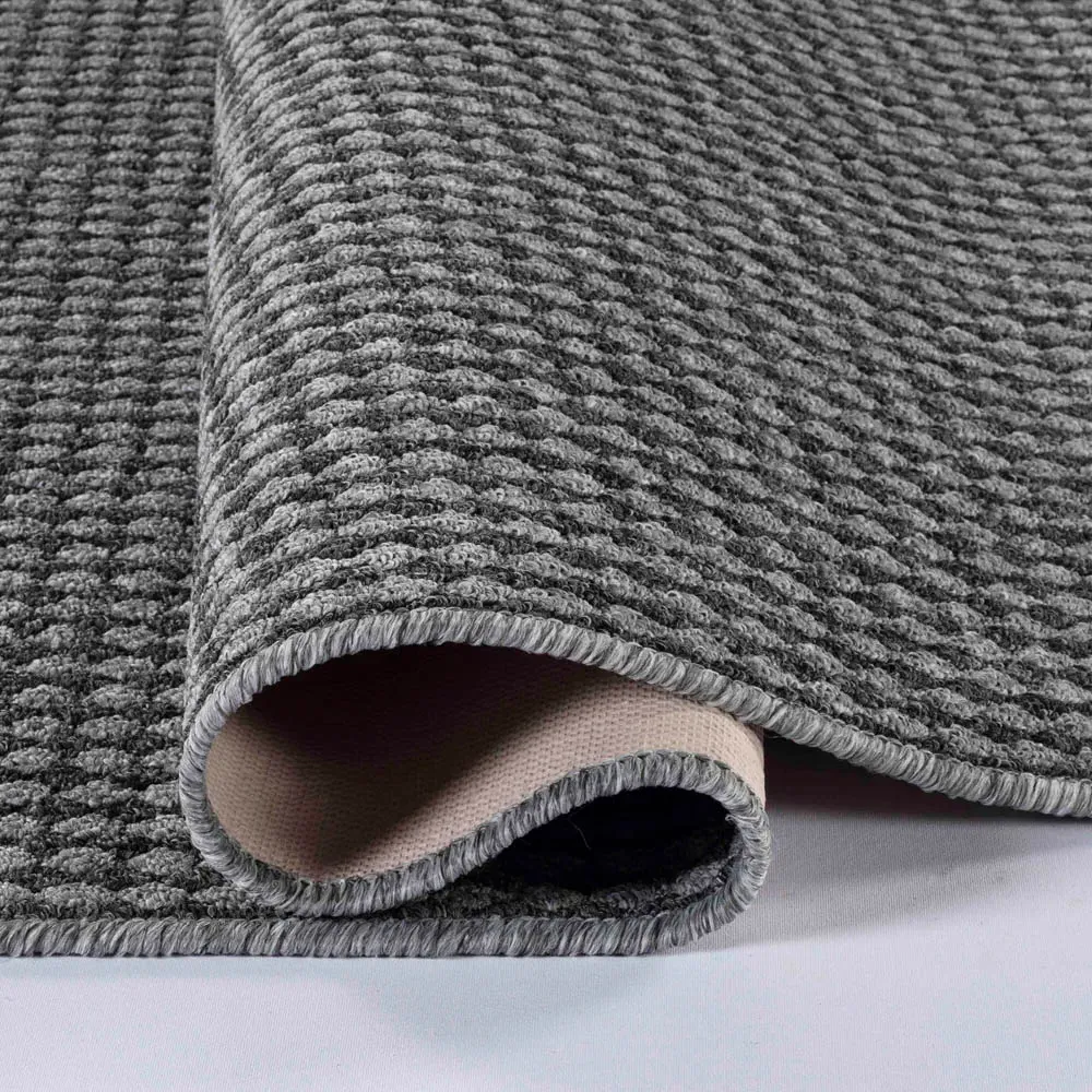 Eden Non Slip Door Mat - Grey, Polypropylene