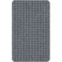 Eden Non Slip Door Mat - Grey, Polypropylene
