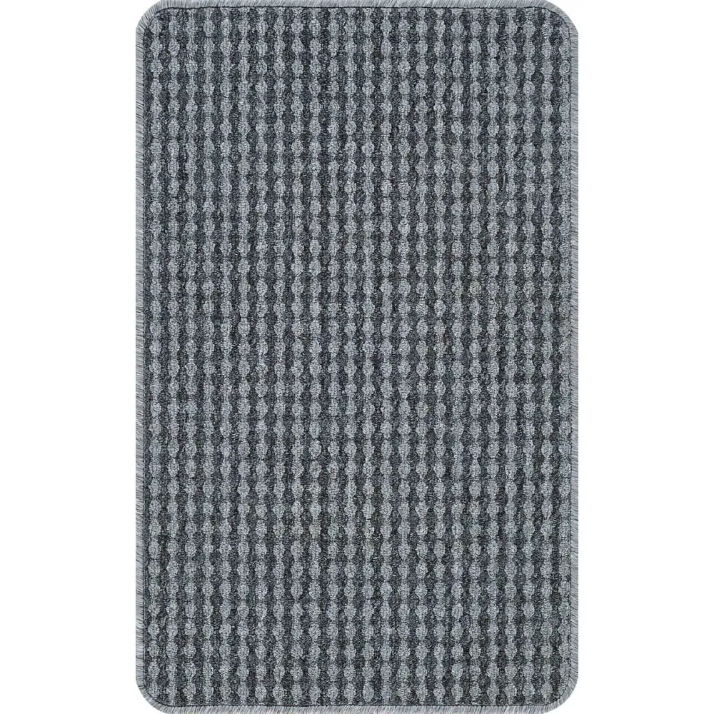 Eden Non Slip Door Mat - Grey, Polypropylene