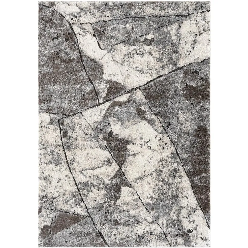 Eleanor Embossed Rug - Grey Slate