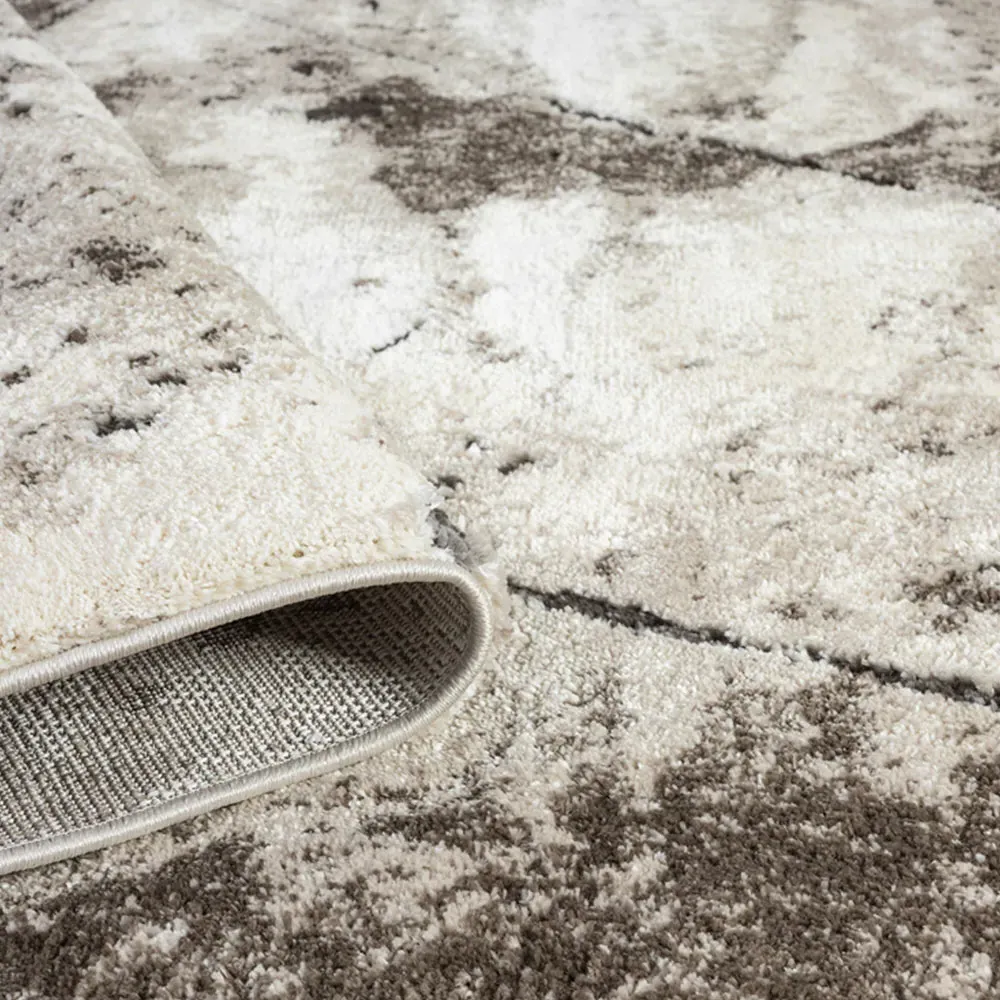 Eleanor Embossed Rug - Mocha Slate, Polypropylene