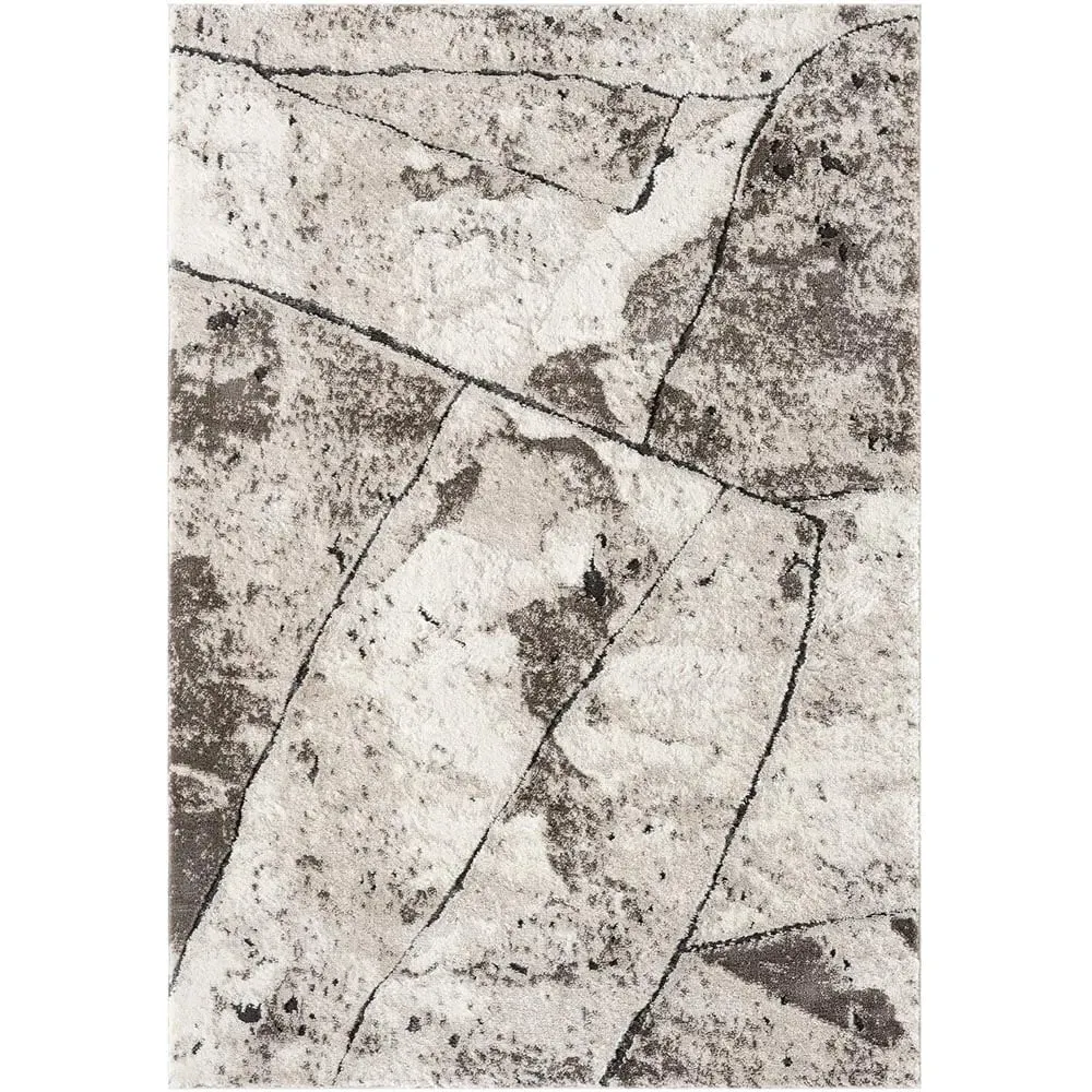 Eleanor Embossed Rug - Mocha Slate, Polypropylene