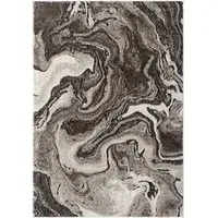 Eleanor Marble Embossed Rug - Mocha