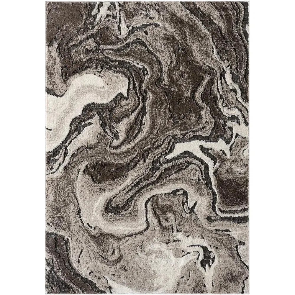 Eleanor Marble Embossed Rug - Mocha image