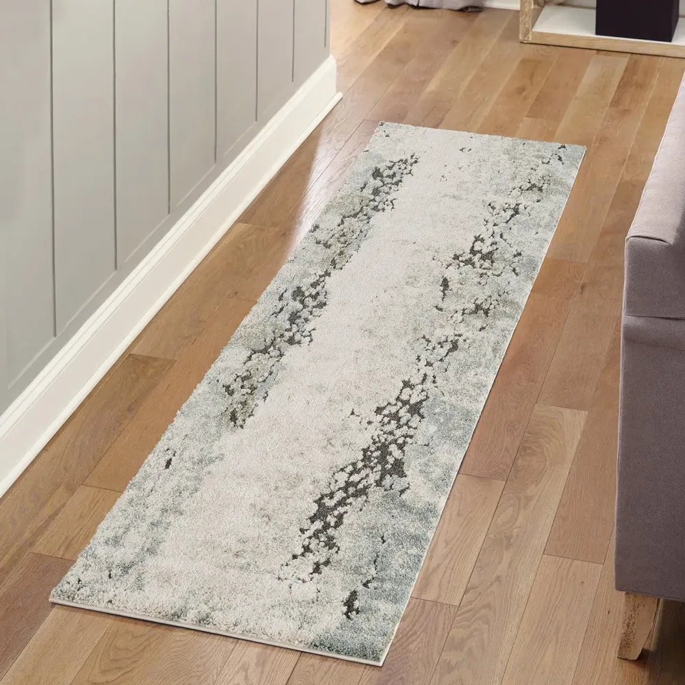 Essence Abstract Rug - Sage