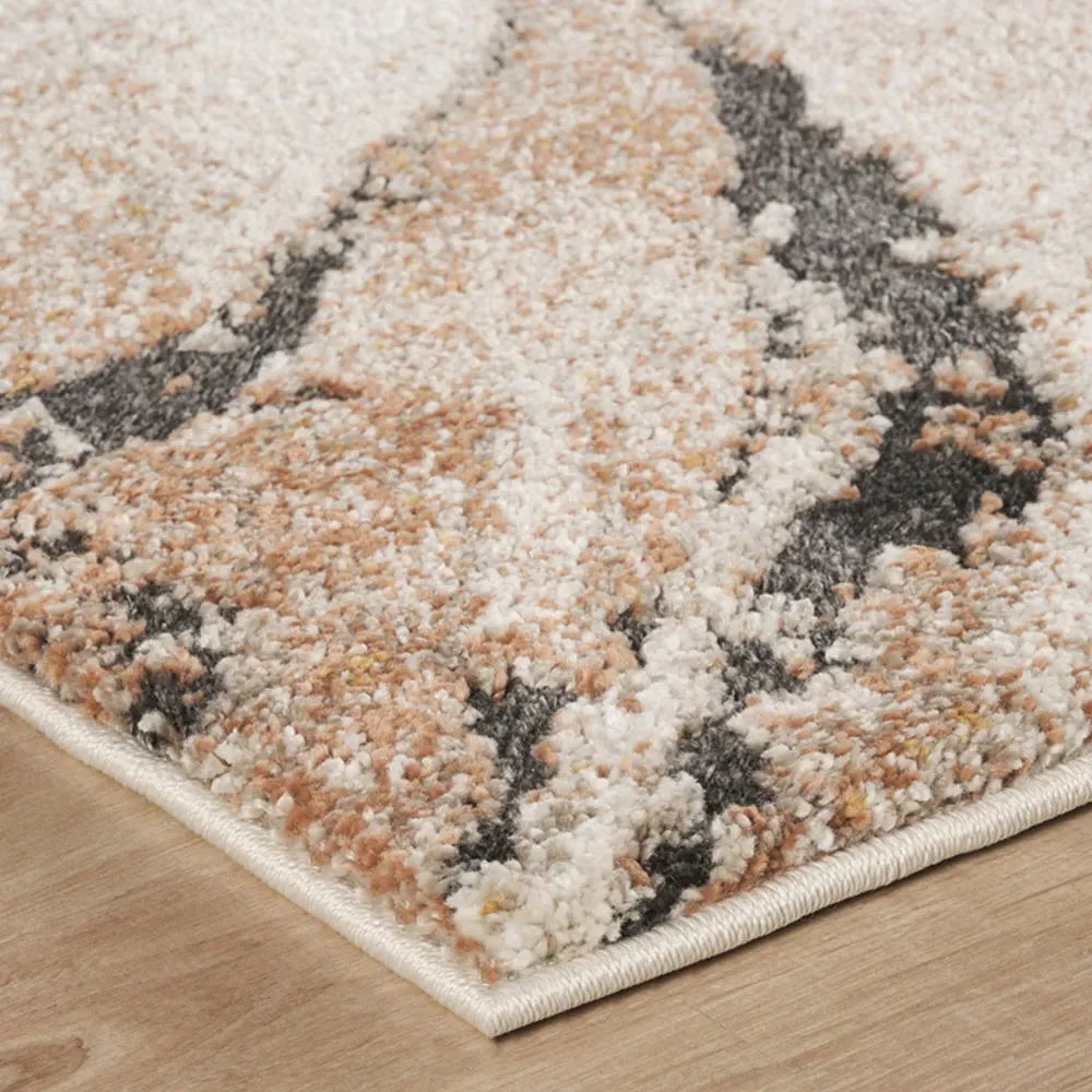 Essence Abstract Rug - Terracotta