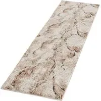 Essence Abstract Rug - Terracotta