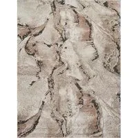 Essence Abstract Rug - Terracotta