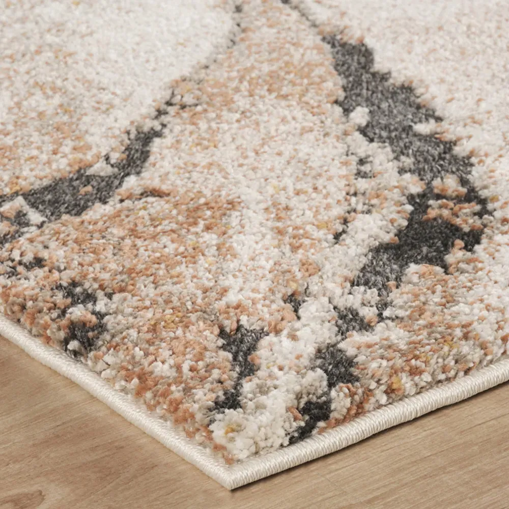 Essence Abstract Rug - Terracotta