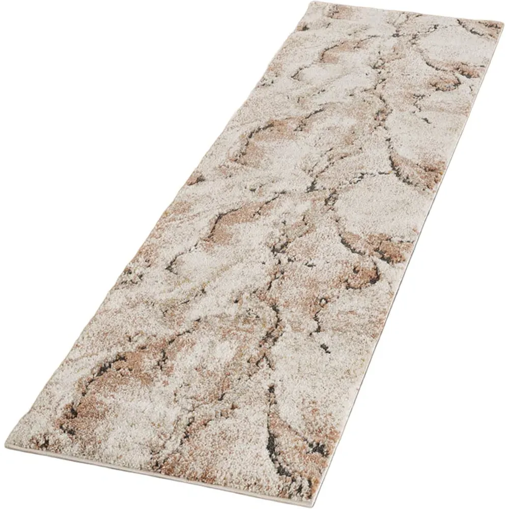 Essence Abstract Rug - Terracotta