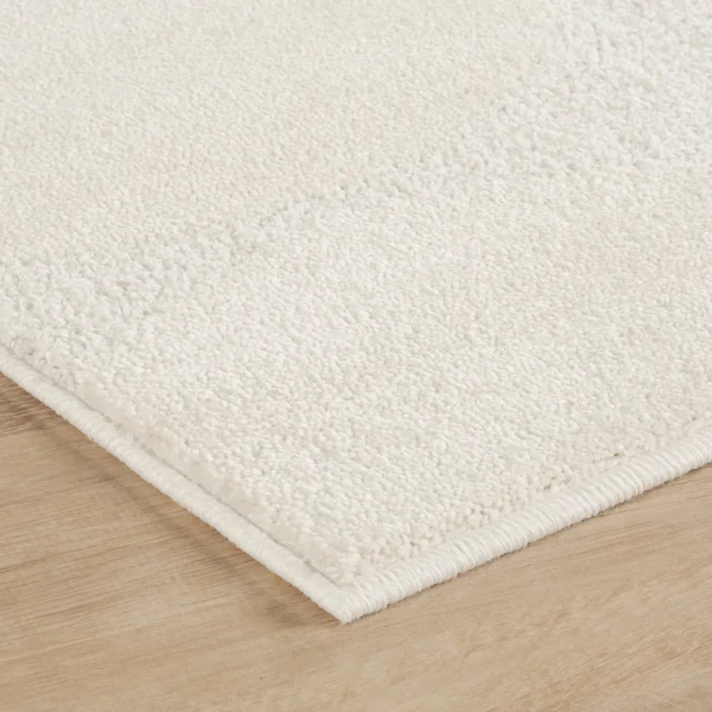 Hamilton Abstract Motif Rug - Cream, Polypropylene