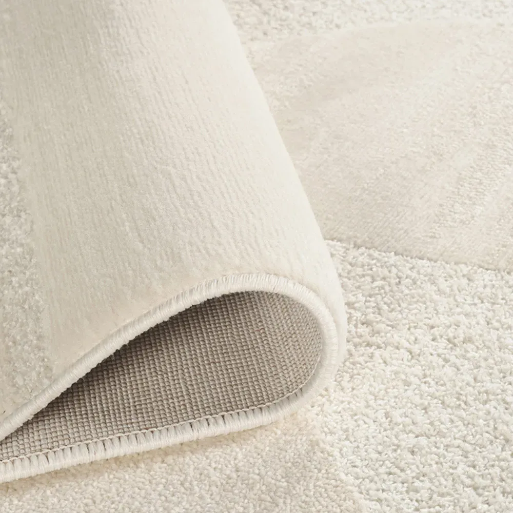 Hamilton Abstract Motif Rug - Cream, Polypropylene