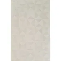 Hamilton Geometric Triangle Mosaic Rug - Cream