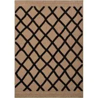 Harper Aztec Rug - Black
