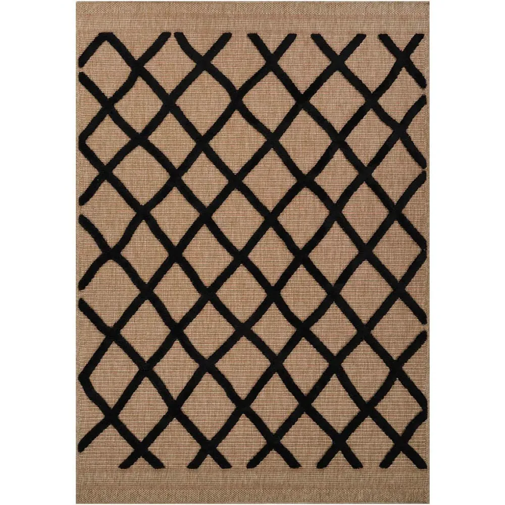 Harper Aztec Rug - Black image