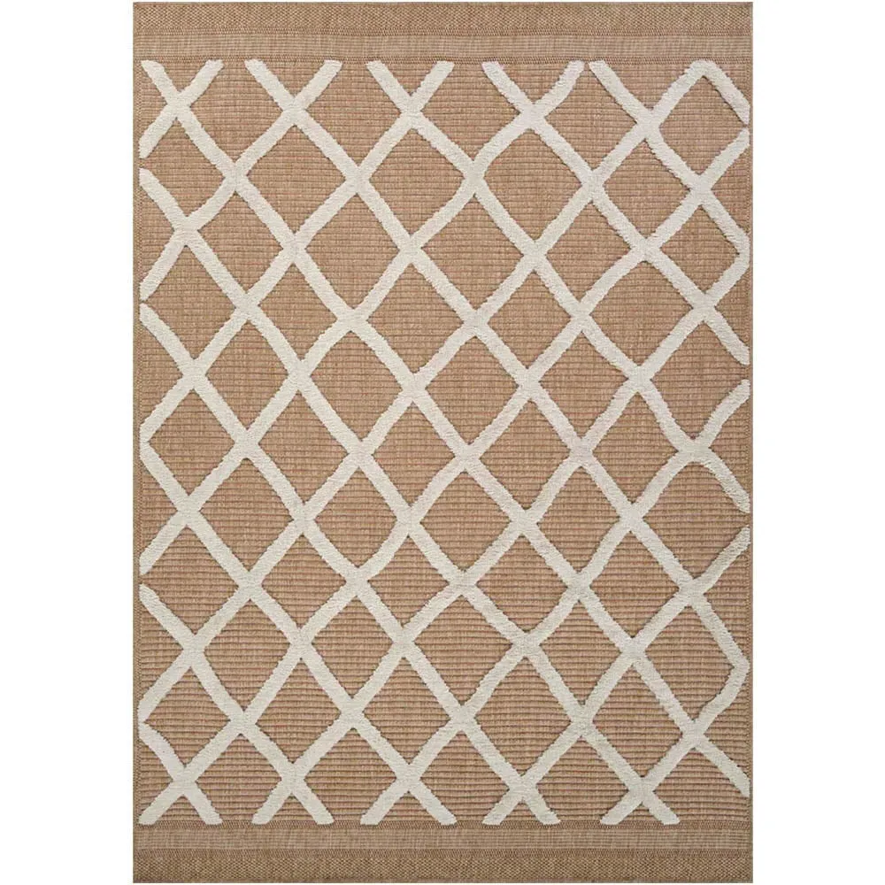 Harper Aztec Rug - Cream image