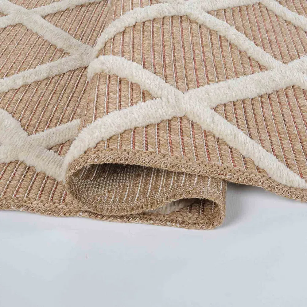Harper Aztec Rug - Cream