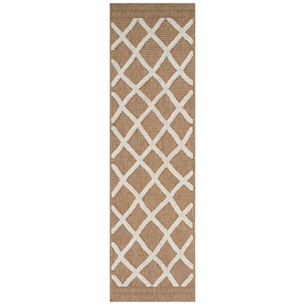 Harper Aztec Rug - Cream