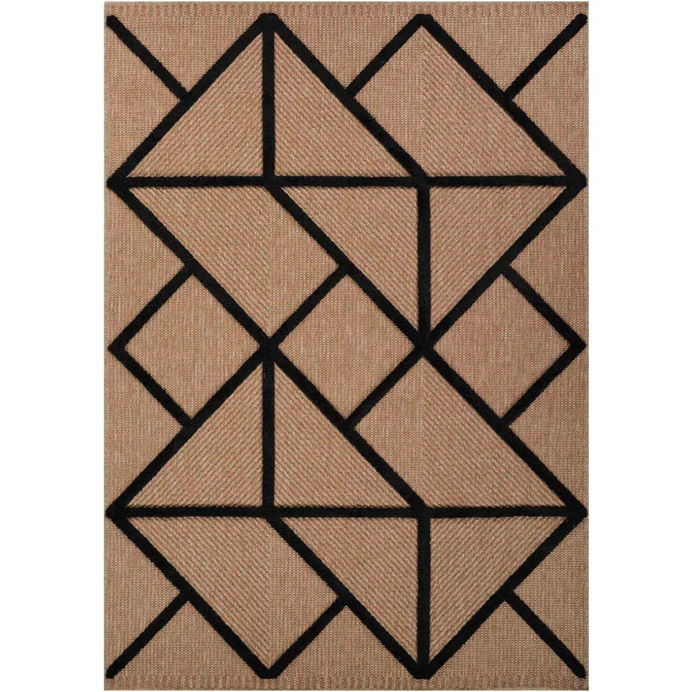 Harper Black Prism Rug - Black