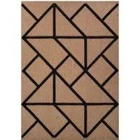 Harper Black Prism Rug - Black