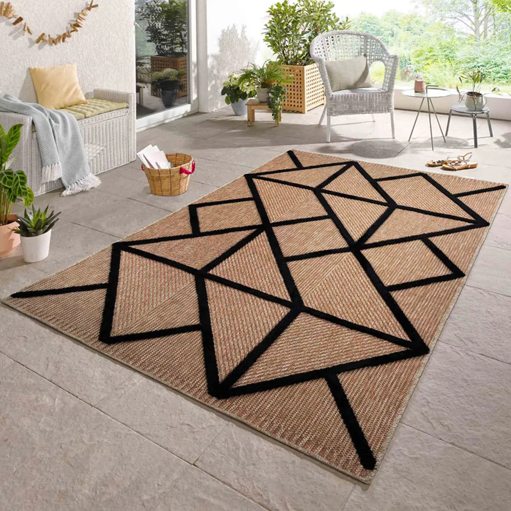 Harper Black Prism Rug - Black