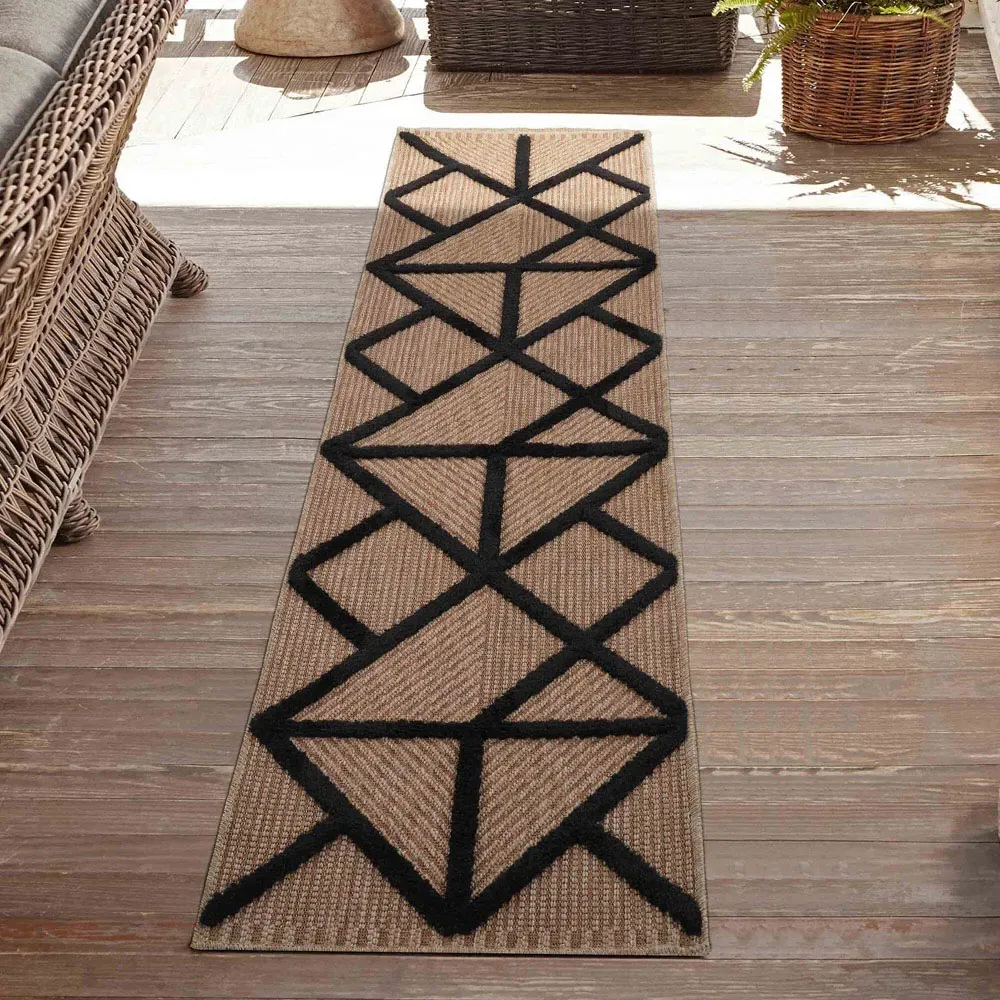 Harper Black Prism Rug - Black