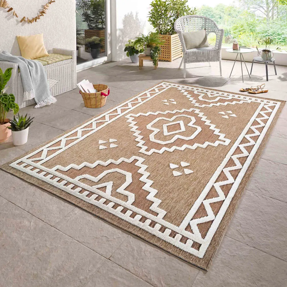 Harper Diamond Rug - Cream