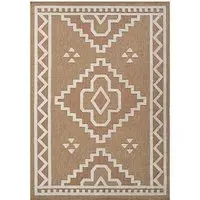 Harper Diamond Rug - Cream