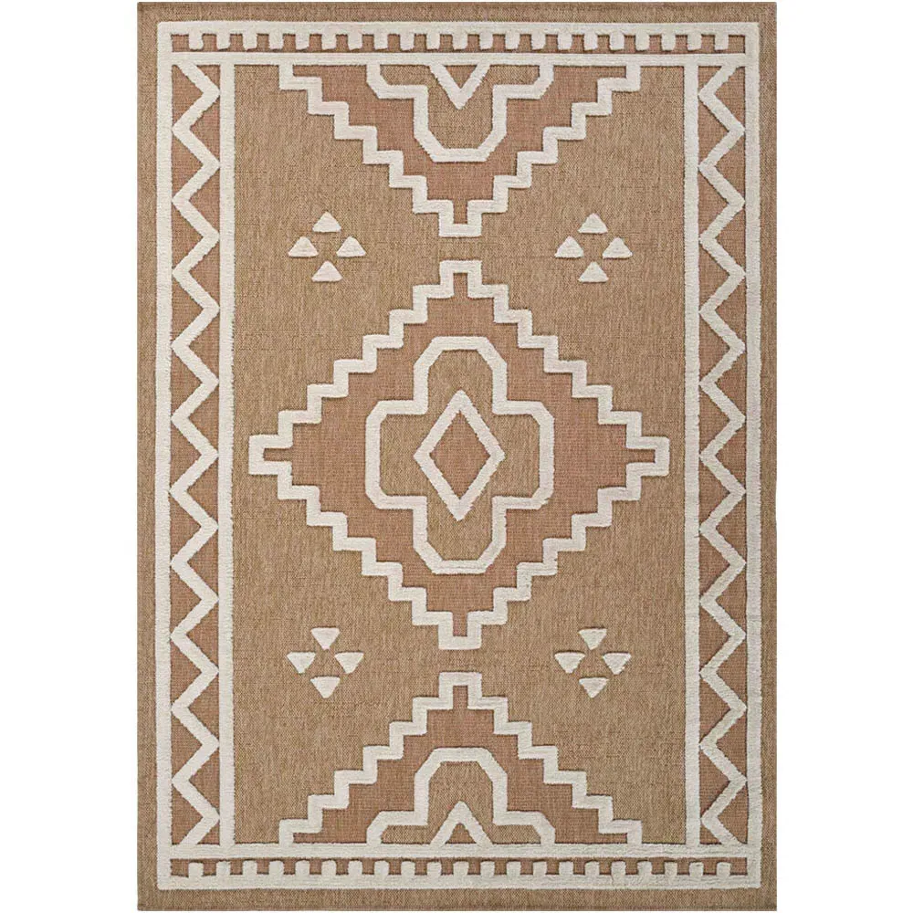 Harper Diamond Rug - Cream