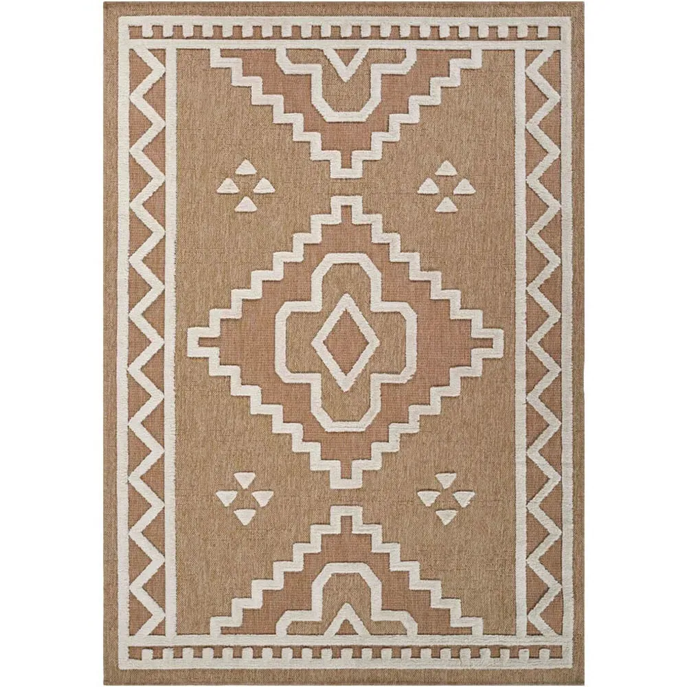 Harper Diamond Rug - Cream