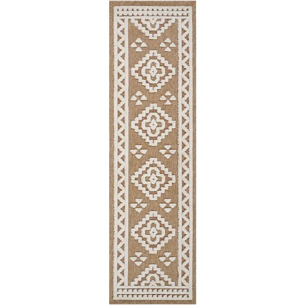 Harper Diamond Rug - Cream