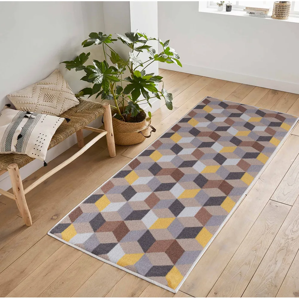 Havana Arrow Anti Slip Door Mat - Gold