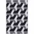Havana Chevron Anti Slip Door Mat - Grey, Nylon