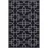 Havana Cubed Trellis Anti Slip Door Mat - Black