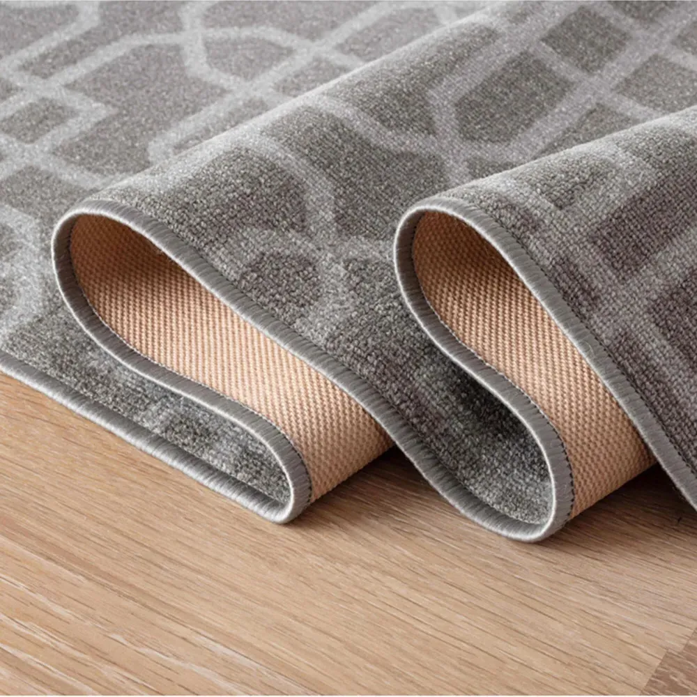 Havana Cubed Trellis Anti Slip Door Mat - Dark Grey