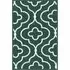 Havana Emerald Quatrefoil Anti Slip Door Mat - Green, Nylon