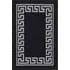 Havana Greek Key Anti Slip Door Mat - Black, Nylon