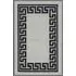 Havana Greek Key Anti Slip Door Mat - Grey, Nylon