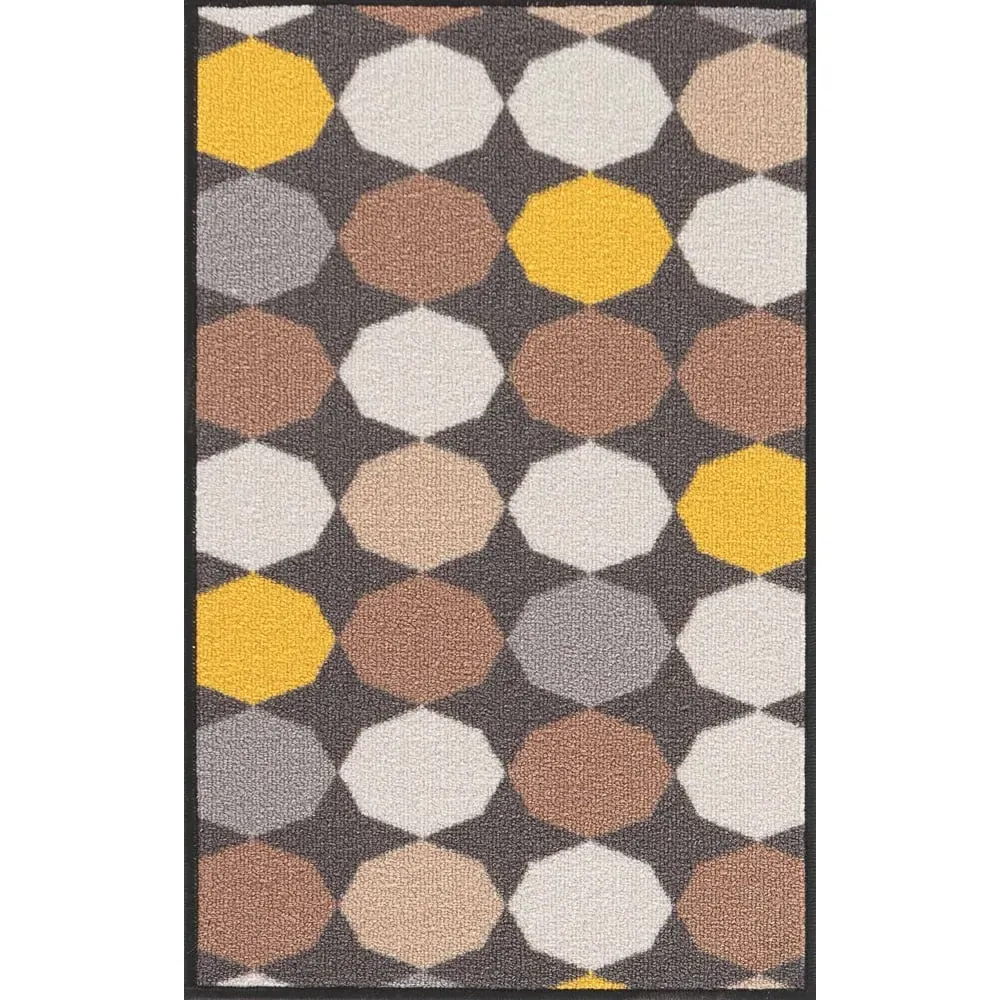 Havana Oval Anti Slip Door Mat - Gold