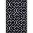 Havana Quatrefoil Anti Slip Door Mat - Black, Nylon