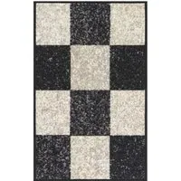 Havana Square Anti Slip Door Mat - Black, Nylon