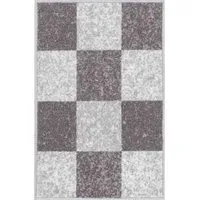 Havana Square Anti Slip Door Mat - Grey, Nylon